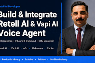 build retell ai and vapi ai voice agents and ai receptionist