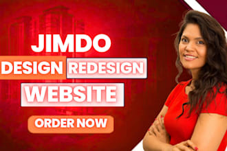 create a high converting jimdo store and SEO optimized website jimdo redesign