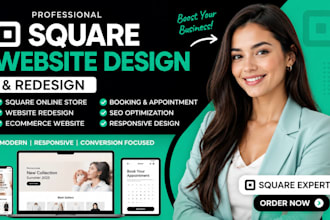 build square business website redesign square online store square website design