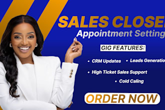 be your high ticket sales closer appointment setter and b2b salesperson sdr expr