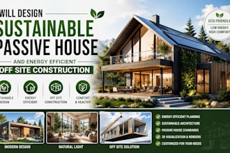 design sustainable passive house and energy efficient off site construction