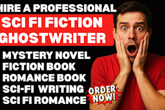 be fantasy, sci fi fiction, cozy mystery, romance or fiction novel