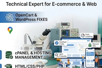 design or fix your opencart ecommerce website