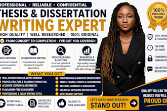 professionally proofread and edit your thesis, dissertation or research proposa