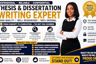 professionally proofread and edit your thesis, dissertation or research proposa
