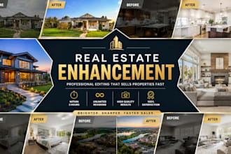 do real estate photo editing, hdr blending and flambient within 12 hours
