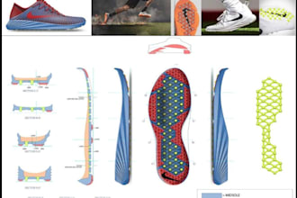 design shoes, footwear, and sneakers with tech pack
