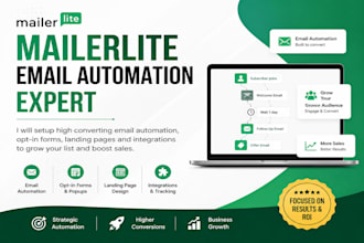 setup mailerlite email marketing automation landing page opt in form campaign