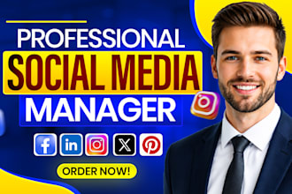 be your social media marketing manager and content creator
