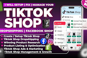 setup tiktok shop fix tik tok dropshipping tiktok shop marketing tiktok shop ads