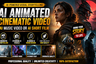 create ai cinematic videos ,music videos and short films
