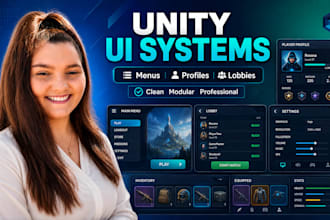 create clean unity UI systems for your game