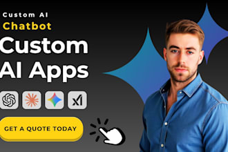 build custom ai apps, chatbots, llm agents and ai websites