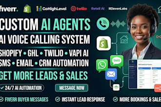 set up n8n real estate ai calling agent ghl shopify ai assistant ecom virtuemart