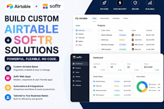 airtable database airtable automation airtable interface softr webapp client
