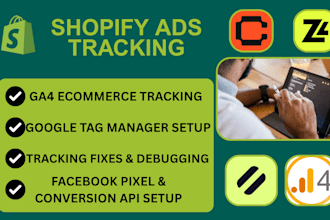 fix shopify ads tracking pixel ga4 conversion tracking setup google ads meta ads