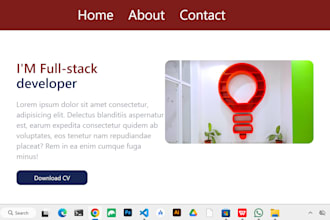 build a modern responsive website using react and node js