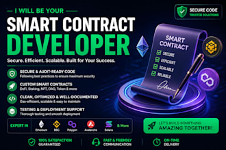 be your smart contract developer