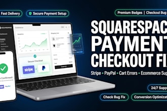 fix squarespace payment checkout errors stripe paypal cart and taxes fast