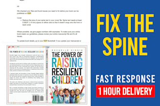 fix, resize, format rejected book cover