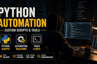 develop custom python automation scripts and tools