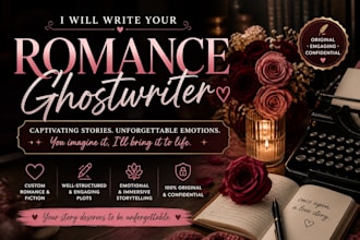 write captivating romance and fiction stories