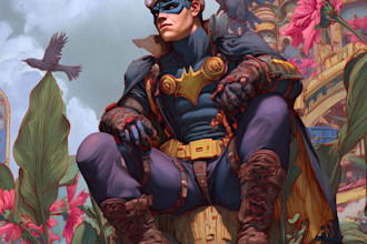draw cartoon, comic illustrations and mascot characters