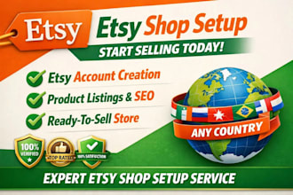 do etsy account creation set up etsy shop for etsy listing