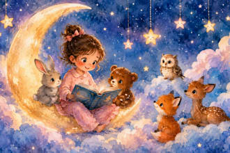 illustrate whimsical watercolor illustration story book children illustration