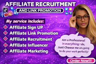 recruit targeted affiliates to grow your affiliate program