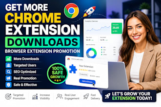 promote chrome extension downloads, browser extension marketing and users