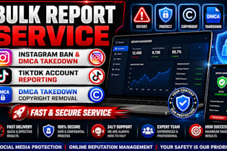 send bulk report,ig banning,dmca takedown tiktok banning,mass auto reporting bot