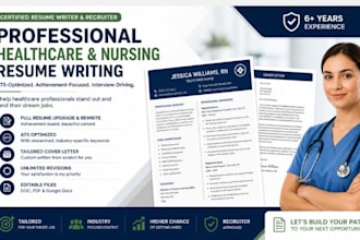 do ats resume, CV writing, cover letter for medical healthcare nursing role