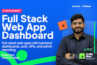 build a full stack web app with backend dashboard