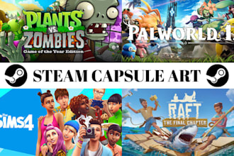 do fantasy steam capsule art steam page capsule key art steam logo artwork