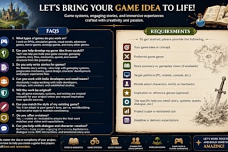 write the script for your video game