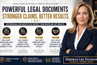 draft a professional debt collection demand letter