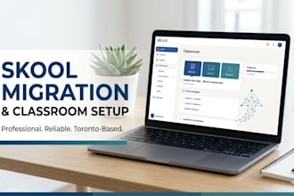migrate your community to skool  and design your classroom setup