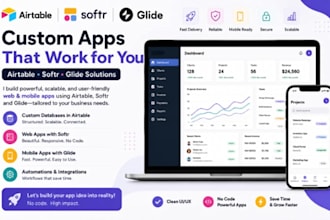 airtable database airtable automation softr glide expert webapp automation