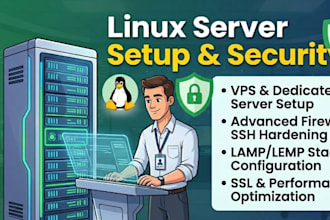 setup and secure your linux vps or dedicated server