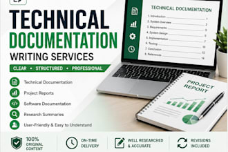 write professional technical documentation and project reports