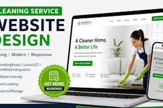 design a fast loading wordpress website for cleaning service using gutenberg