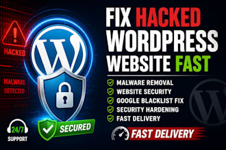 fix malware and secure your wordpress website fast