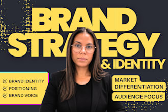 craft a strategic brand story and identity for your business
