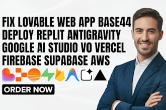 fix lovable base44 deploy replit antigravity google ai studio v0 vercel firebase