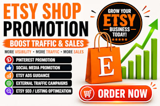 promote your etsy shop to boost traffic and sales