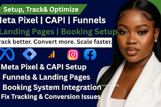 setup meta pixel tracking funnels landing pages booking systems capi setup