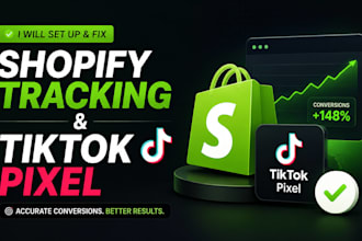 set up and fix shopify pixel tracking tiktok pixel for accurate conversions