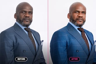 retouch and edit your portrait or headshot professionally