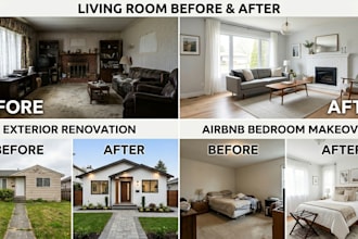 do virtual staging, digital staging, virtual furniture and virtual renovation